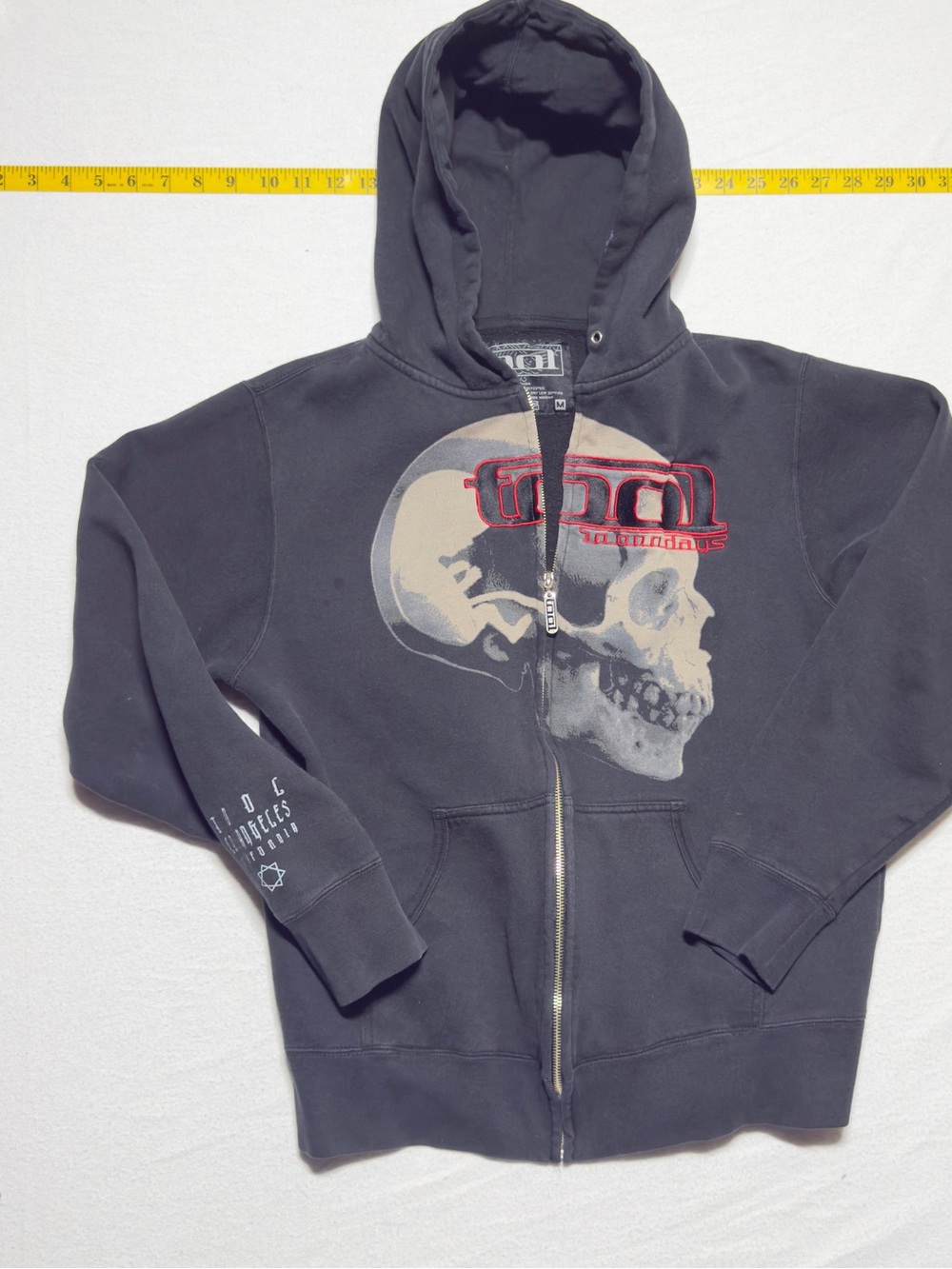 2006 tool zip up hoodie, vintage tour merch